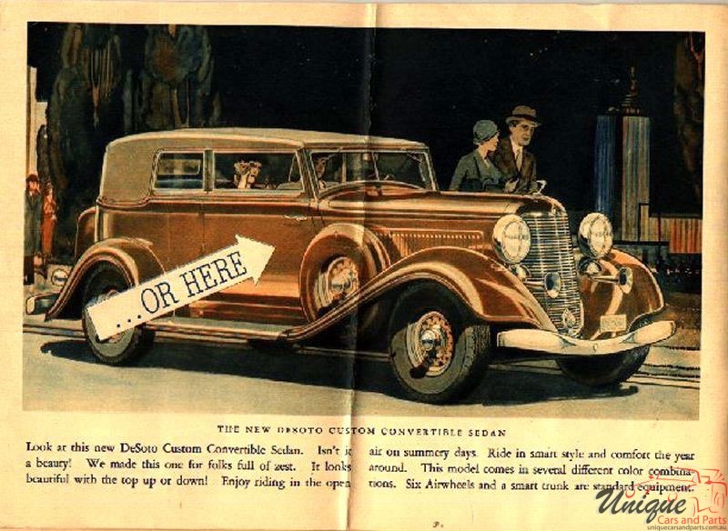 1933 DeSoto Brochure Page 3